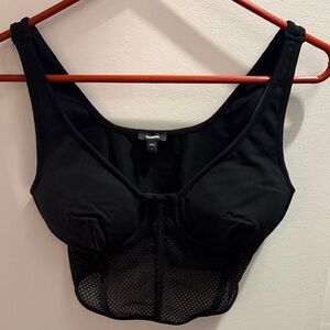 Express Black Mesh Women's Bra
